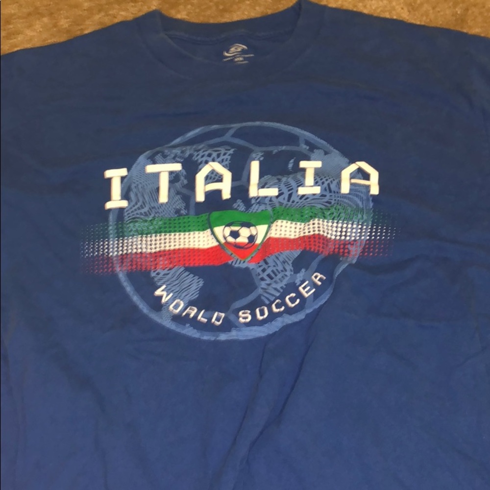 Italia work soccer baggy shirt